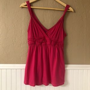 A & F hot pink tank 💞